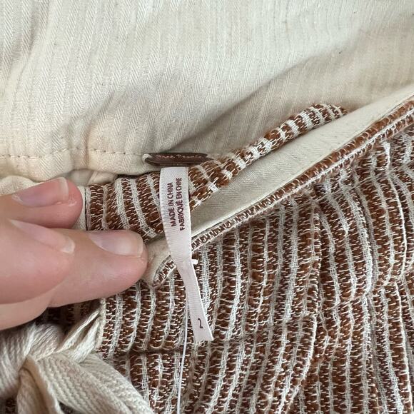 Free People NWT Light at Sunrise Waist Tie Pants Size 2 - Picture 7 of 10